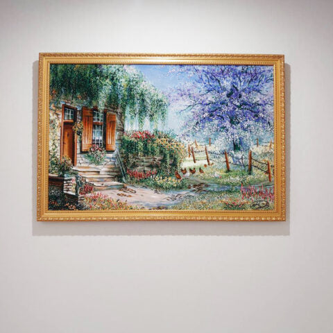 納品事例 福山市O様邸(ソファー 絵画絨毯)