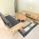 納品事例 福山市松永町 M様邸(ギャッベ、ソファ、TVボード)