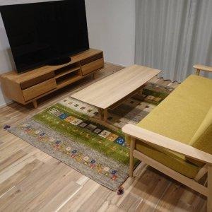 府中市T様邸(ソファ、センターテーブル、ギャッベ)