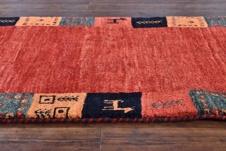 ギャッベ イラン産 <br>ロングサイズ 194×73<br>【商品番号: 11190】