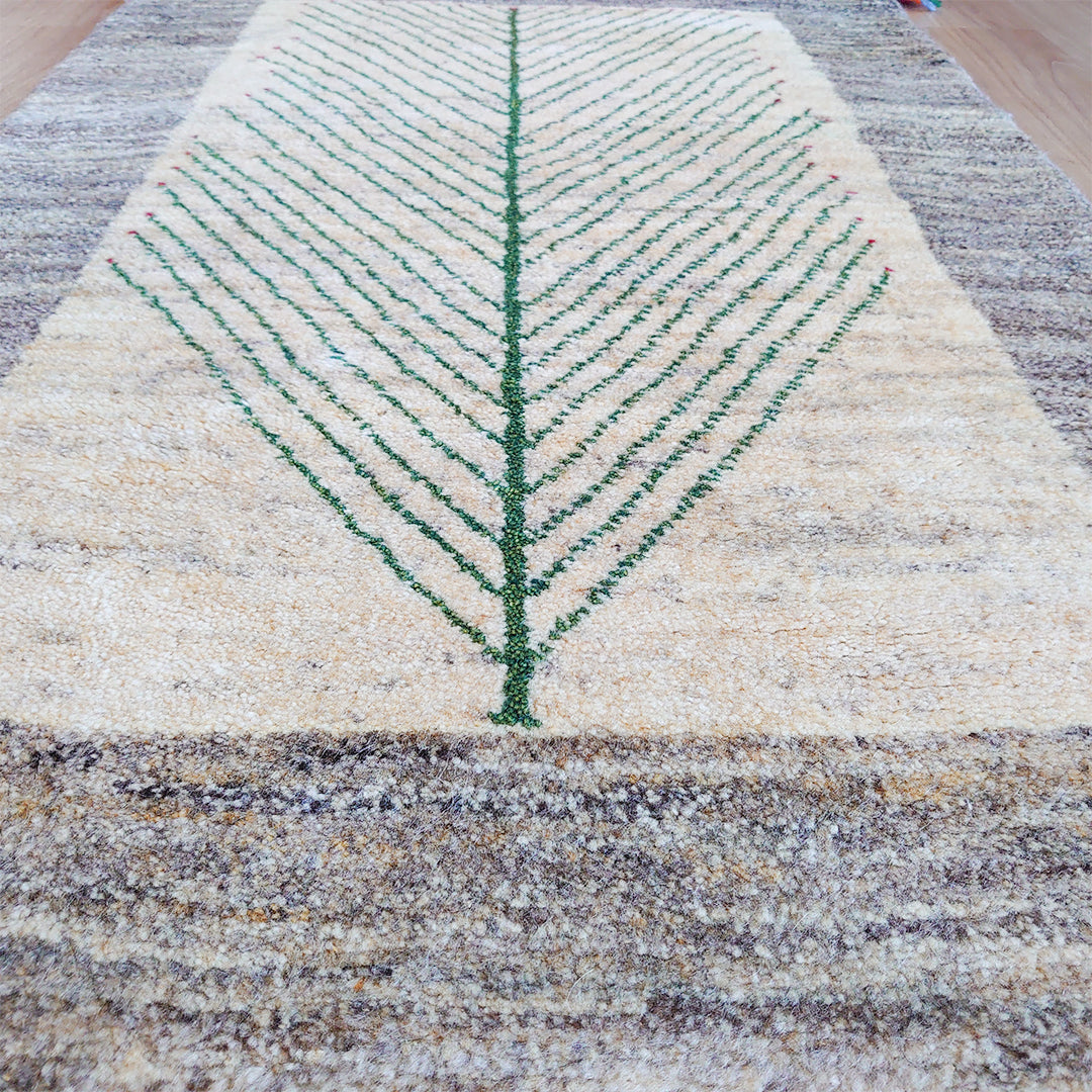 ギャッベ イラン産<br>玄関マットサイズ 125×80