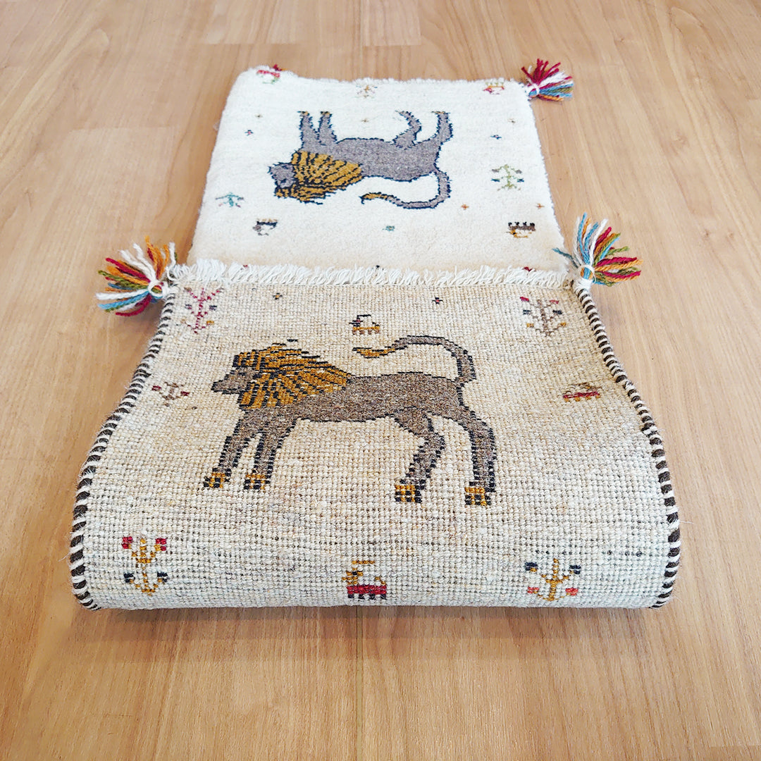 ギャッベ イラン産 <br>ロングサイズ 119×41