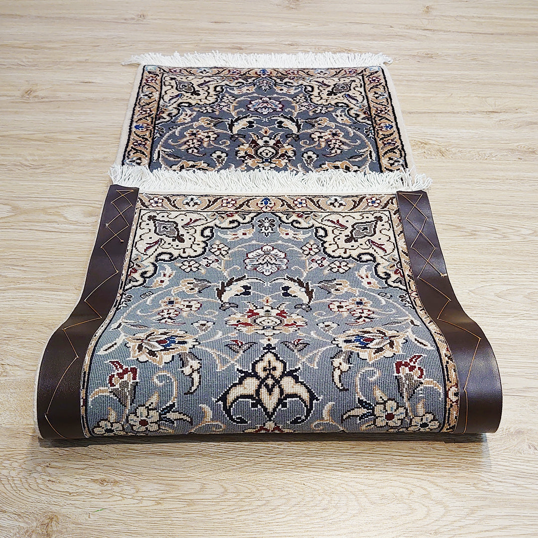 ペルシャ絨毯 イラン ナイン産<br>ロングサイズ 115×39