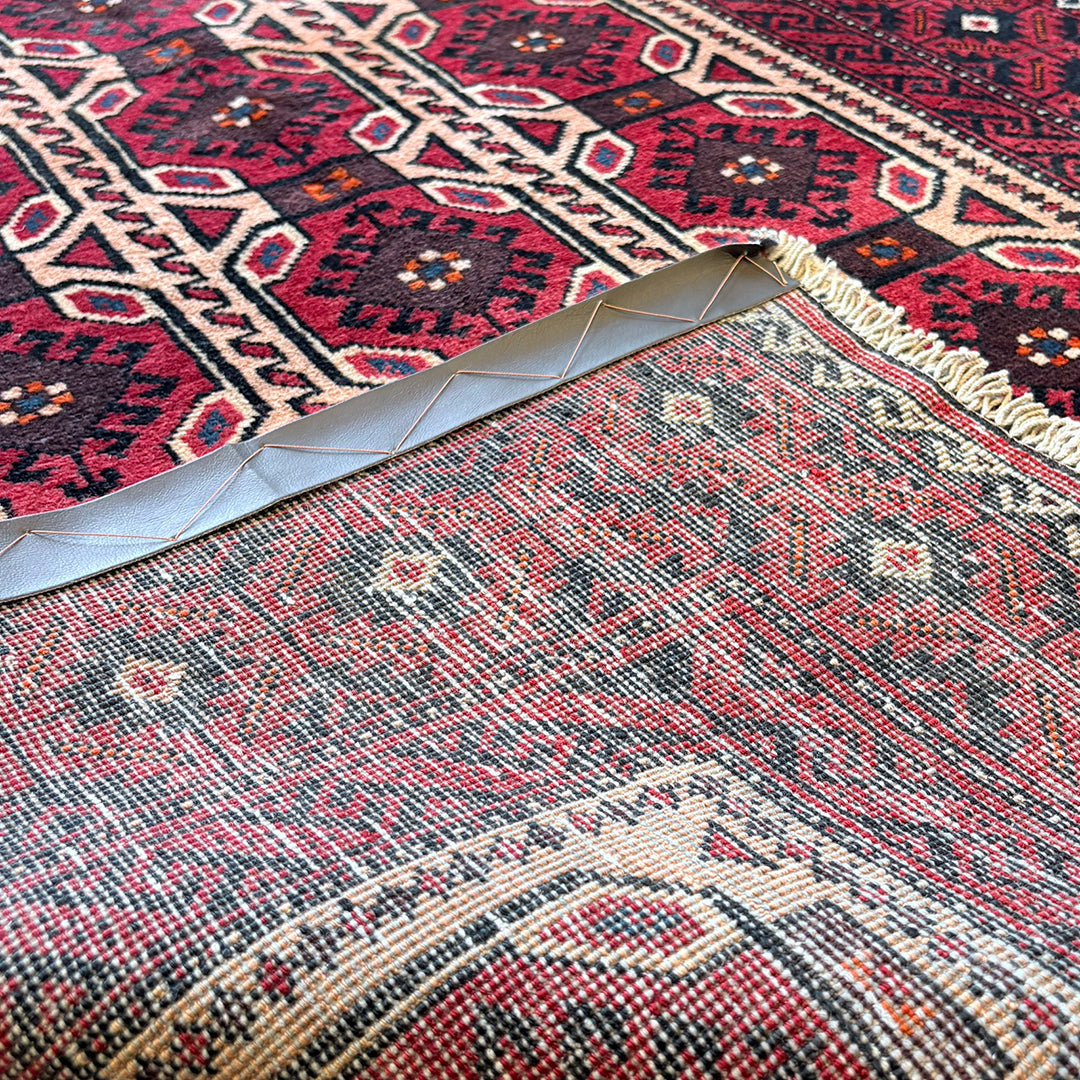 トライバルラグ<br>イラン産 バルーチ<br>リビングサイズ 194×100