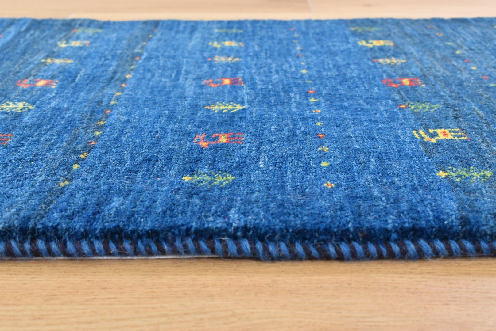 ギャッベ イラン産 <br>玄関マットサイズ 92✕64