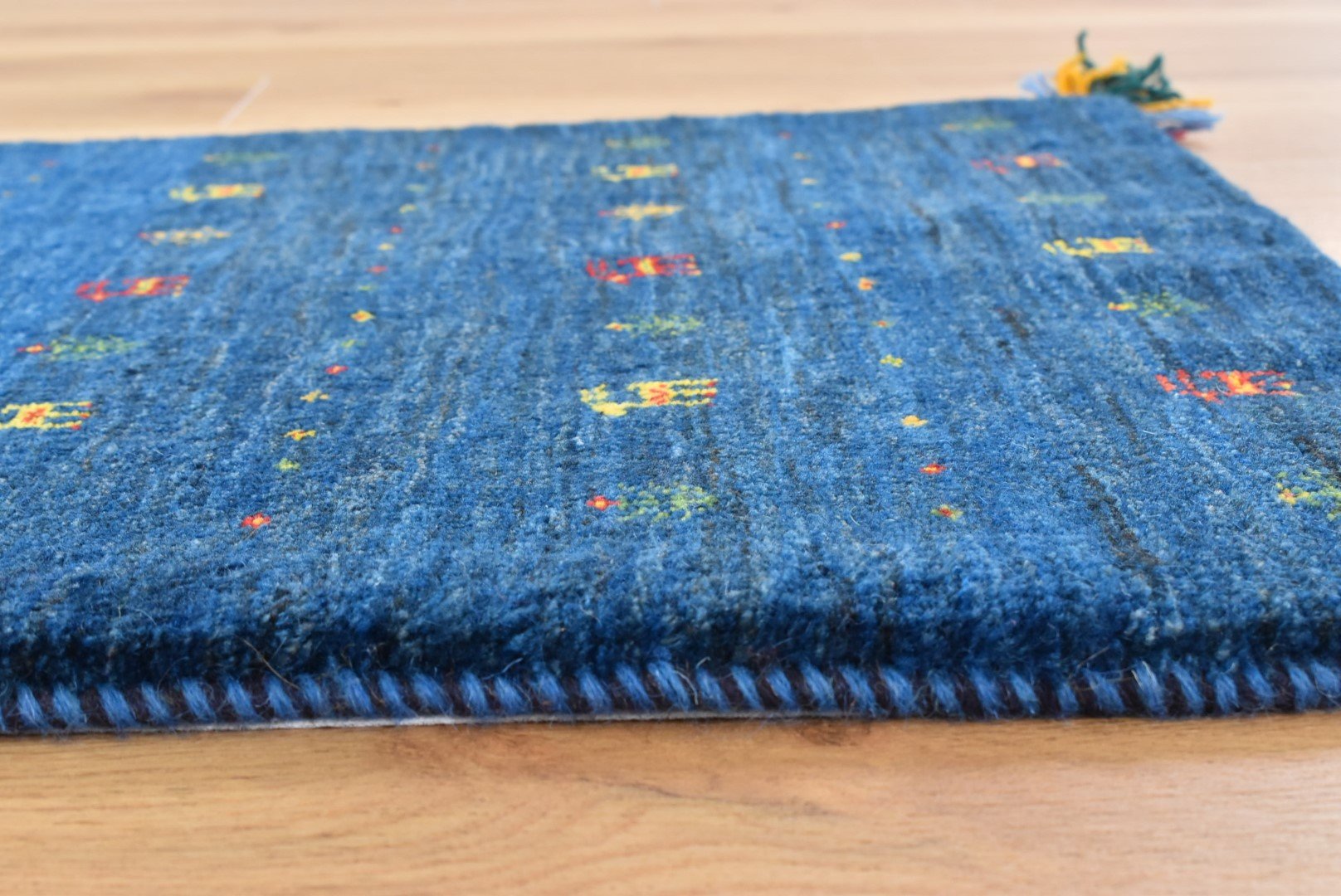 ギャッベ イラン産 <br>玄関マットサイズ 92✕64