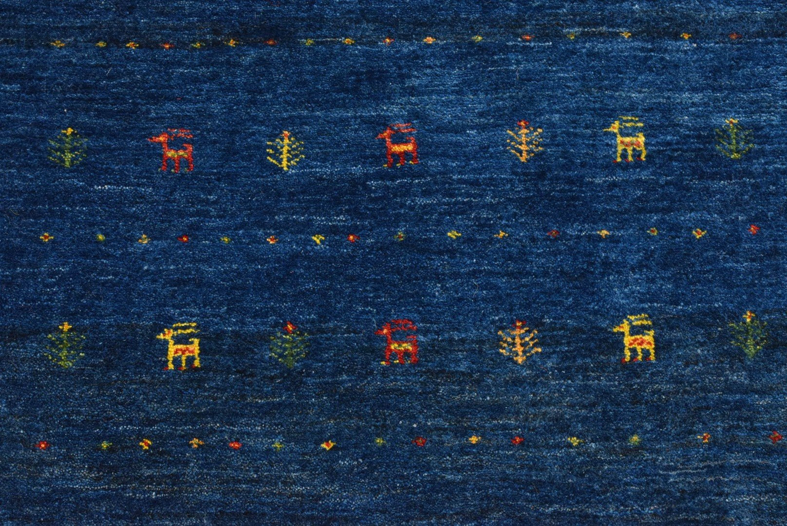 ギャッベ イラン産 <br>玄関マットサイズ 92✕64