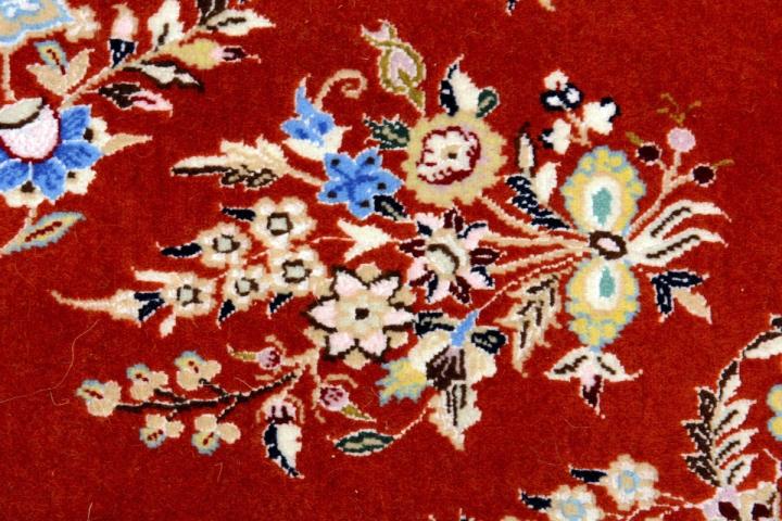 ペルシャ絨毯 イラン ナイン産<br>玄関マットサイズ 141✕90