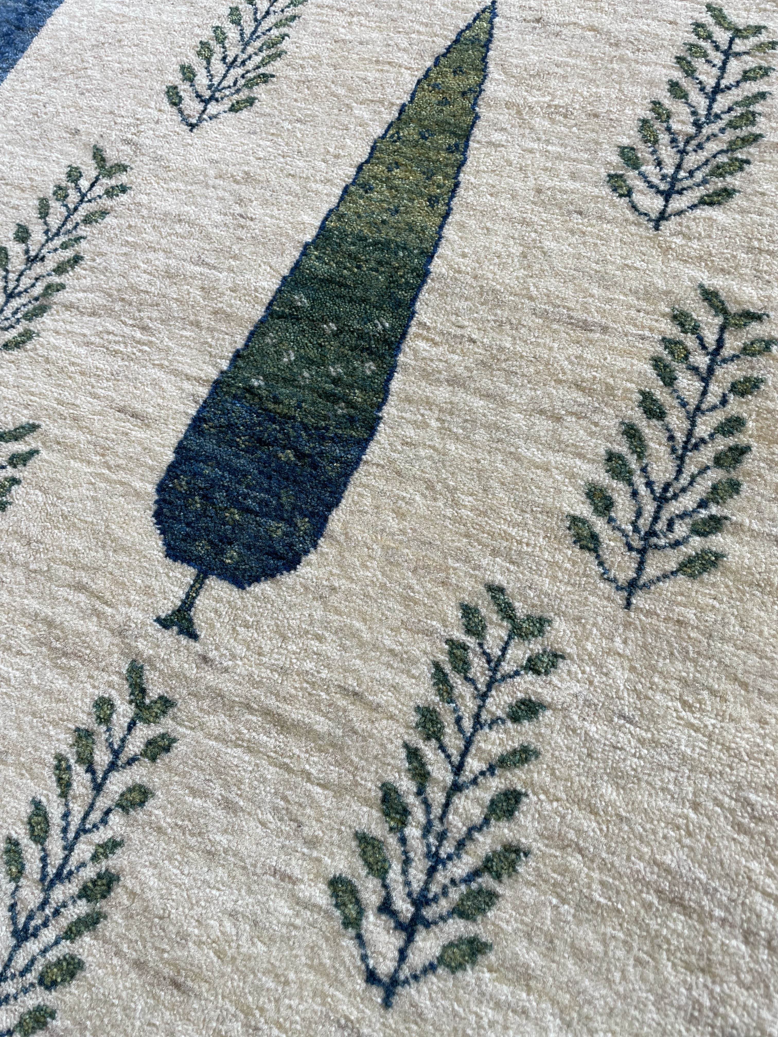 ギャッベ イラン産<br>玄関マットサイズ 127×85