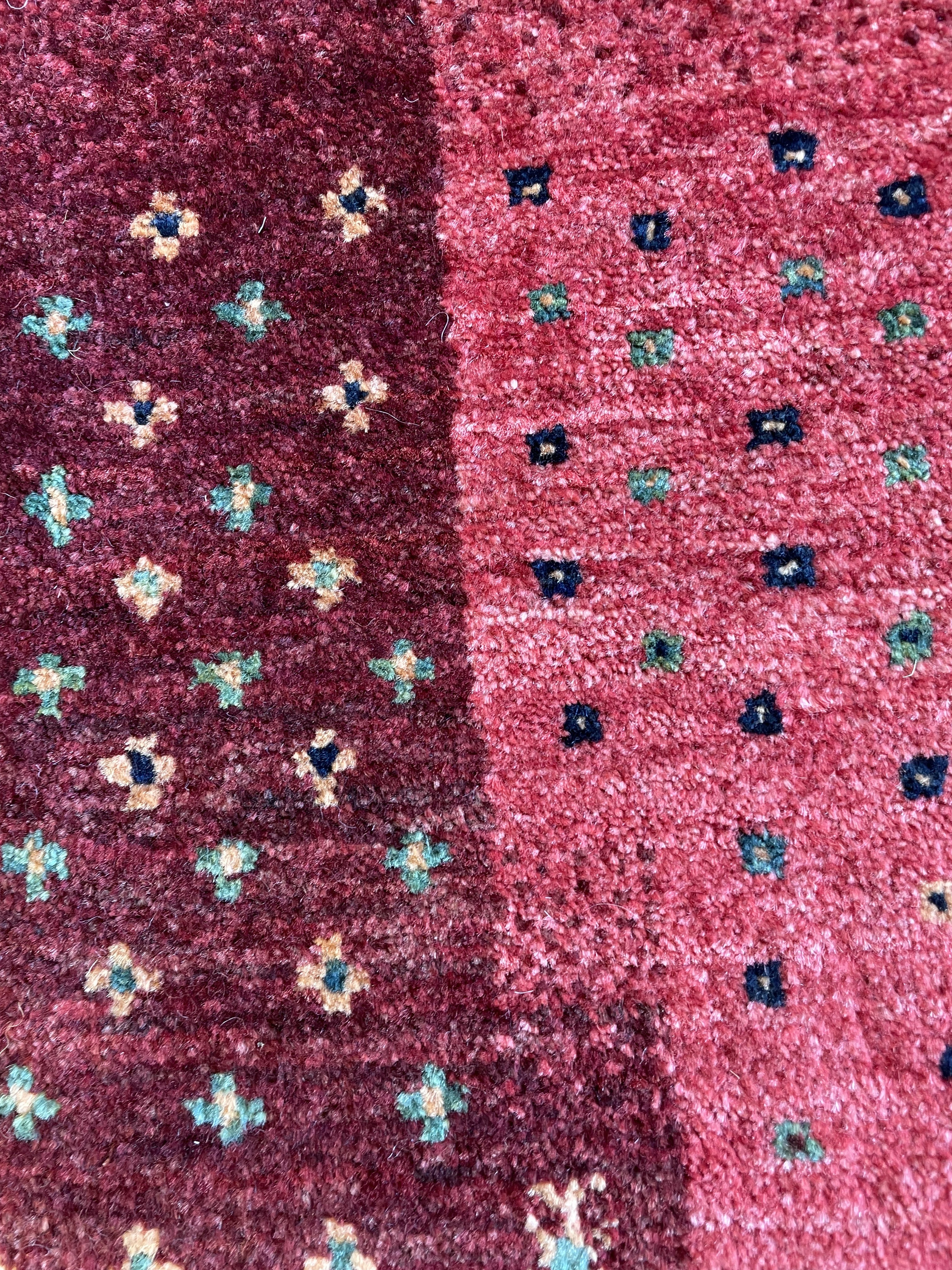 ギャッベ イラン産<br>玄関マットサイズ 132×88