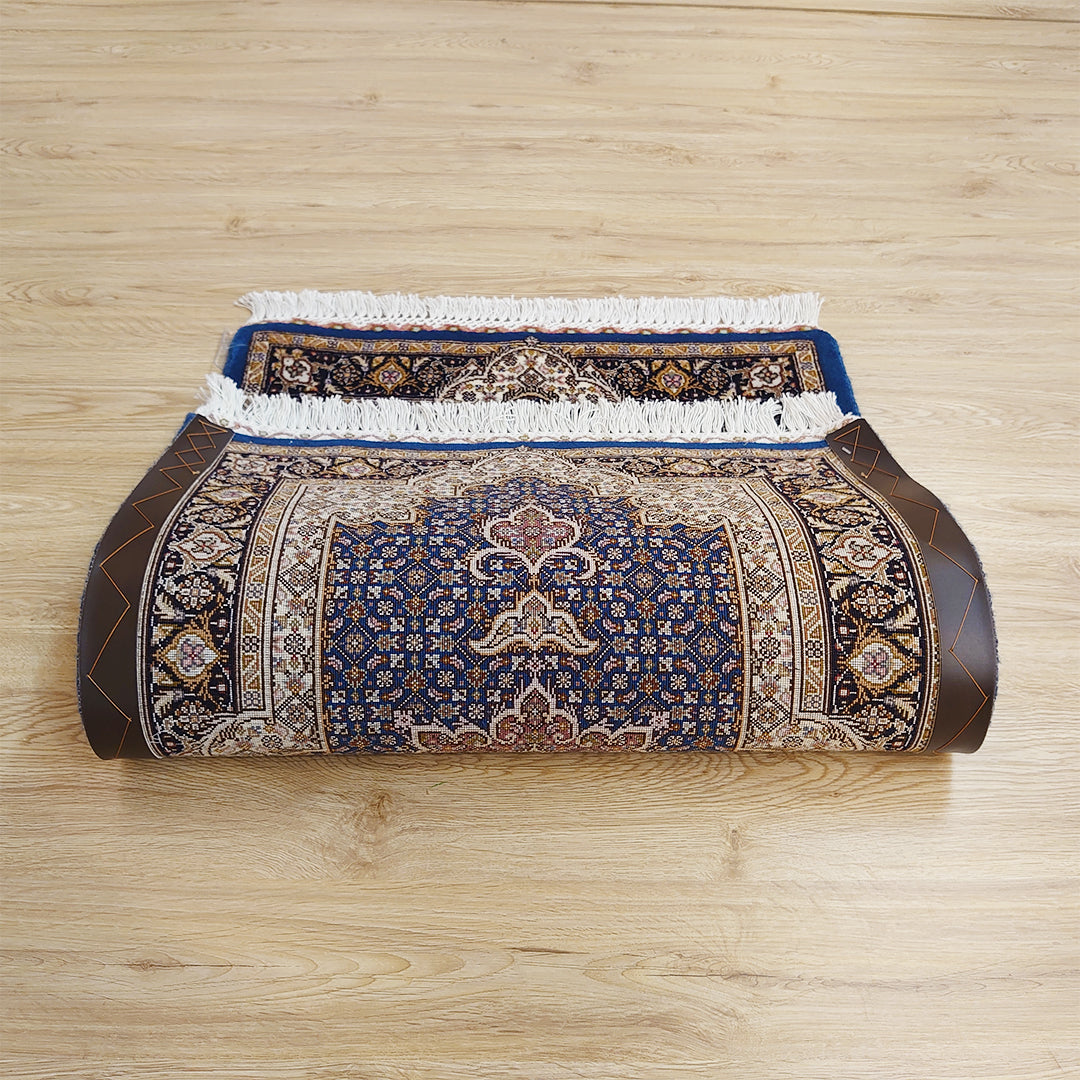 ペルシャ絨毯 イラン タブリーズ産<br>玄関マットサイズ 92×62