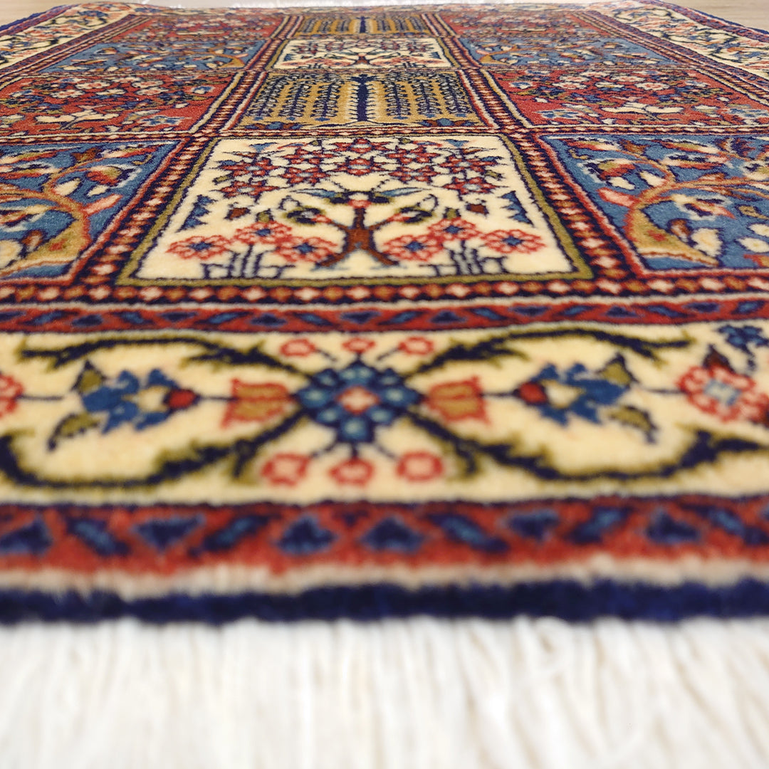 ペルシャ絨毯 イラン ムード産<br>玄関マットサイズ 90×60