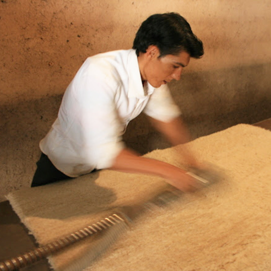 ギャッベ イラン産<br>玄関マットサイズ 89✕62