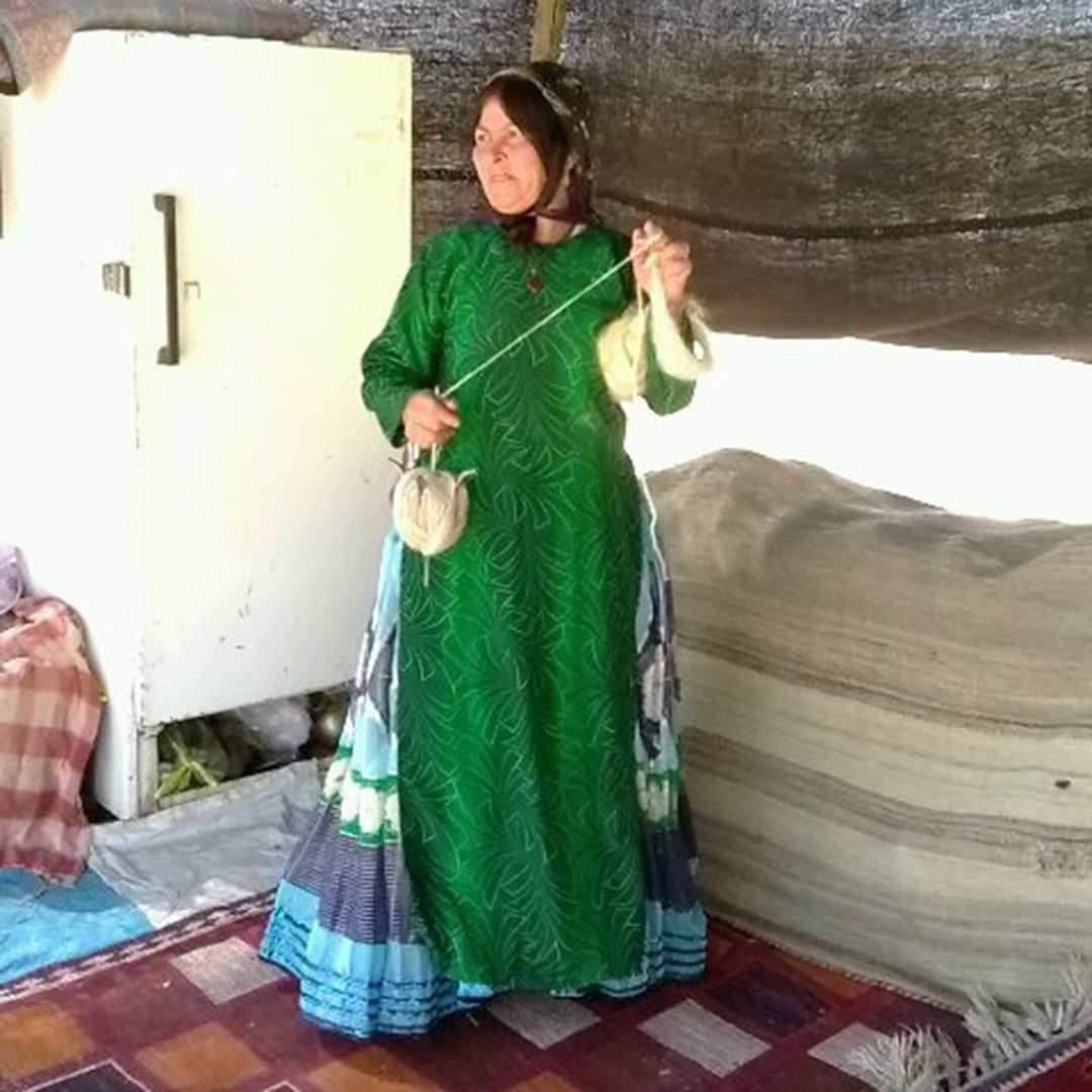 ギャッベ イラン産<br>玄関マットサイズ 89✕62