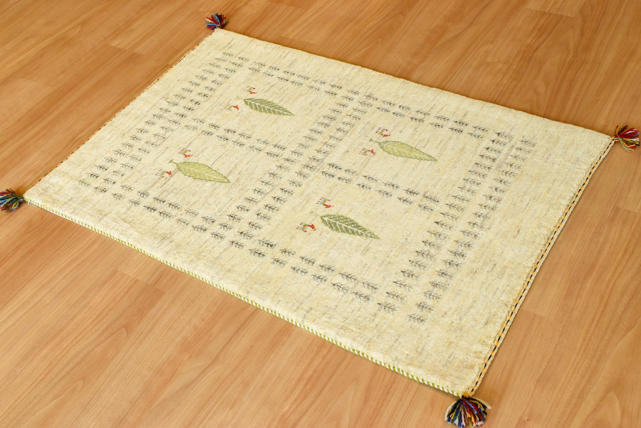 ギャッベ イラン産 <br>玄関マットサイズ<br>サイズ:約80×118<br>【商品番号:7314】
