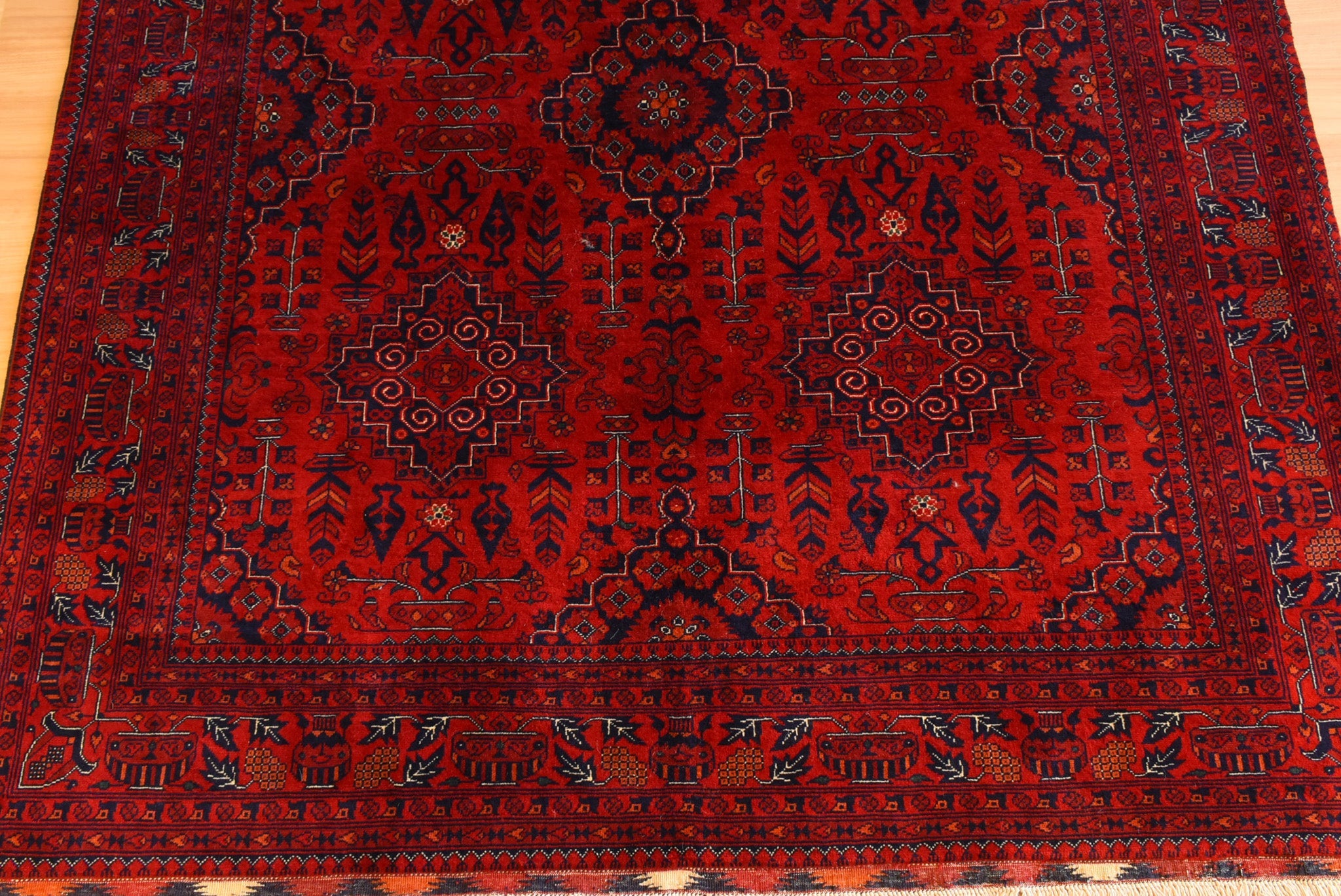 トライバルラグ イラン産 バルーチ<br>リビングサイズ 158×197