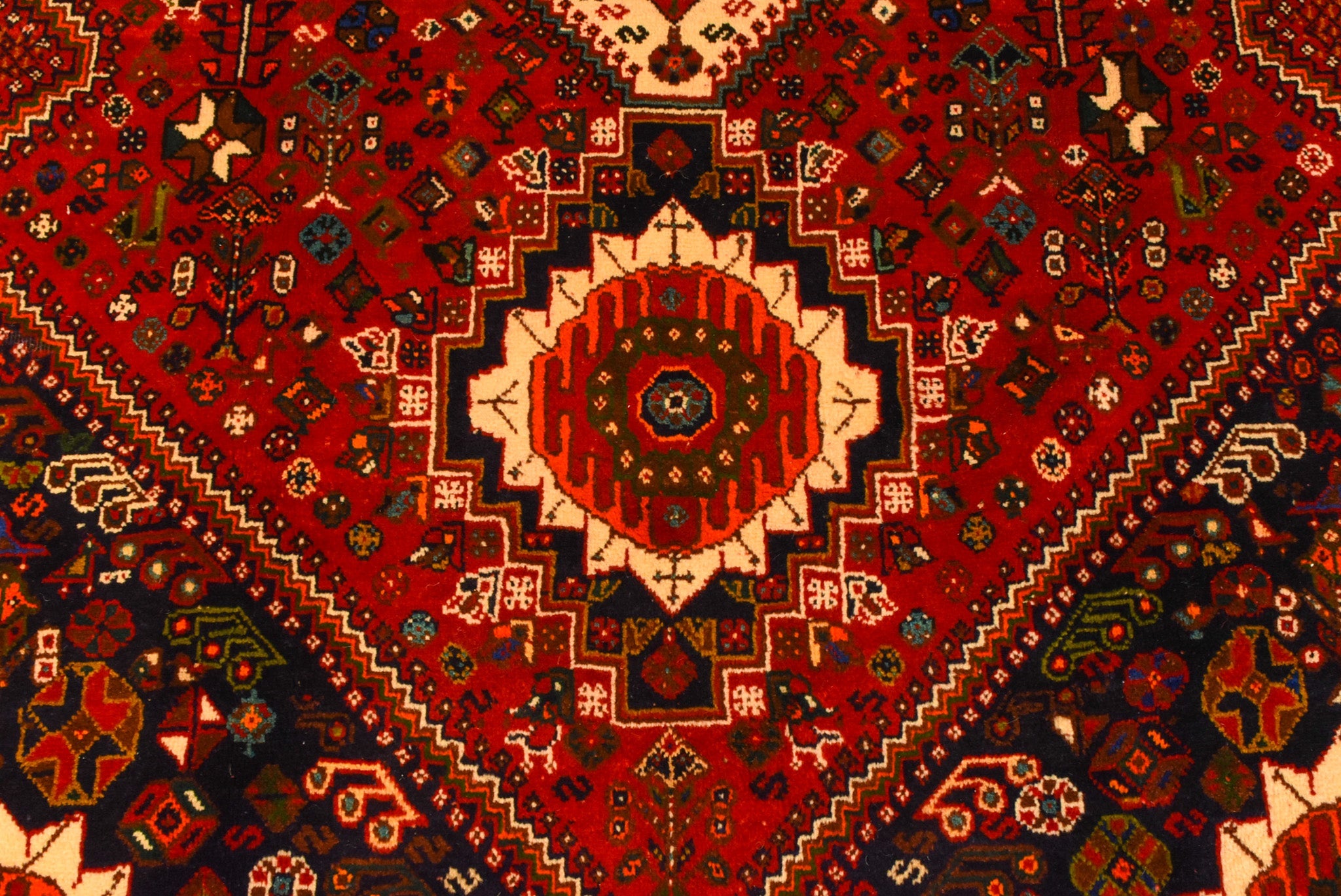トライバルラグ イラン産 シラーズ<br>リビングサイズ 175×263