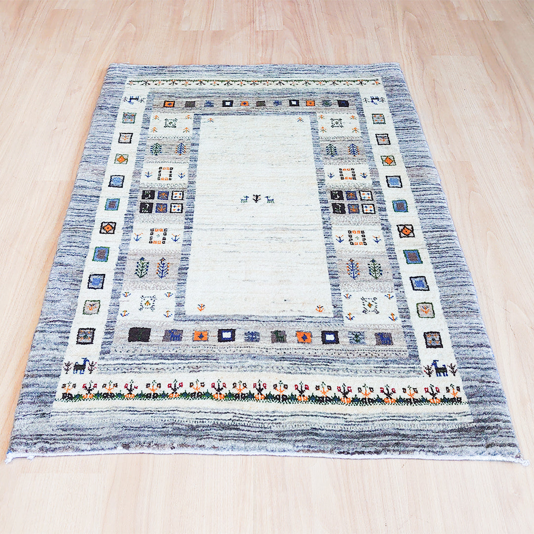 ギャッベ イラン産<br>玄関マットサイズ 120×80