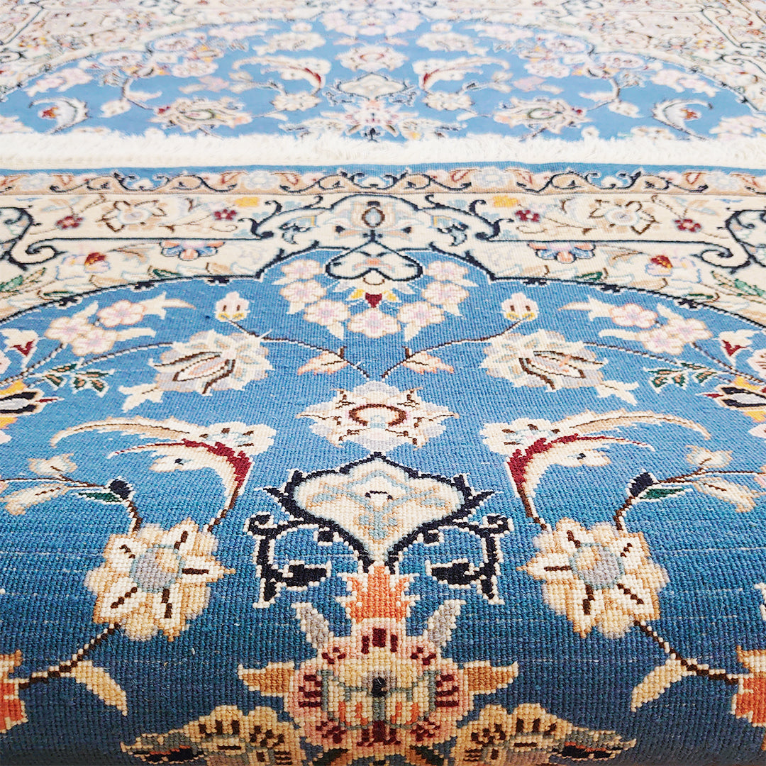 ペルシャ絨毯 イラン ナイン産<br>玄関マットサイズ 157×105