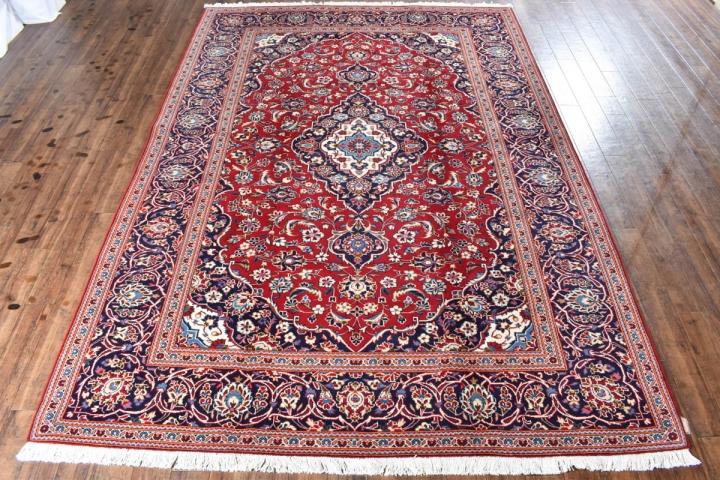 ペルシャ絨毯　イラン<br> カシャーン産 300✕203<br>【商品番号： 3578】