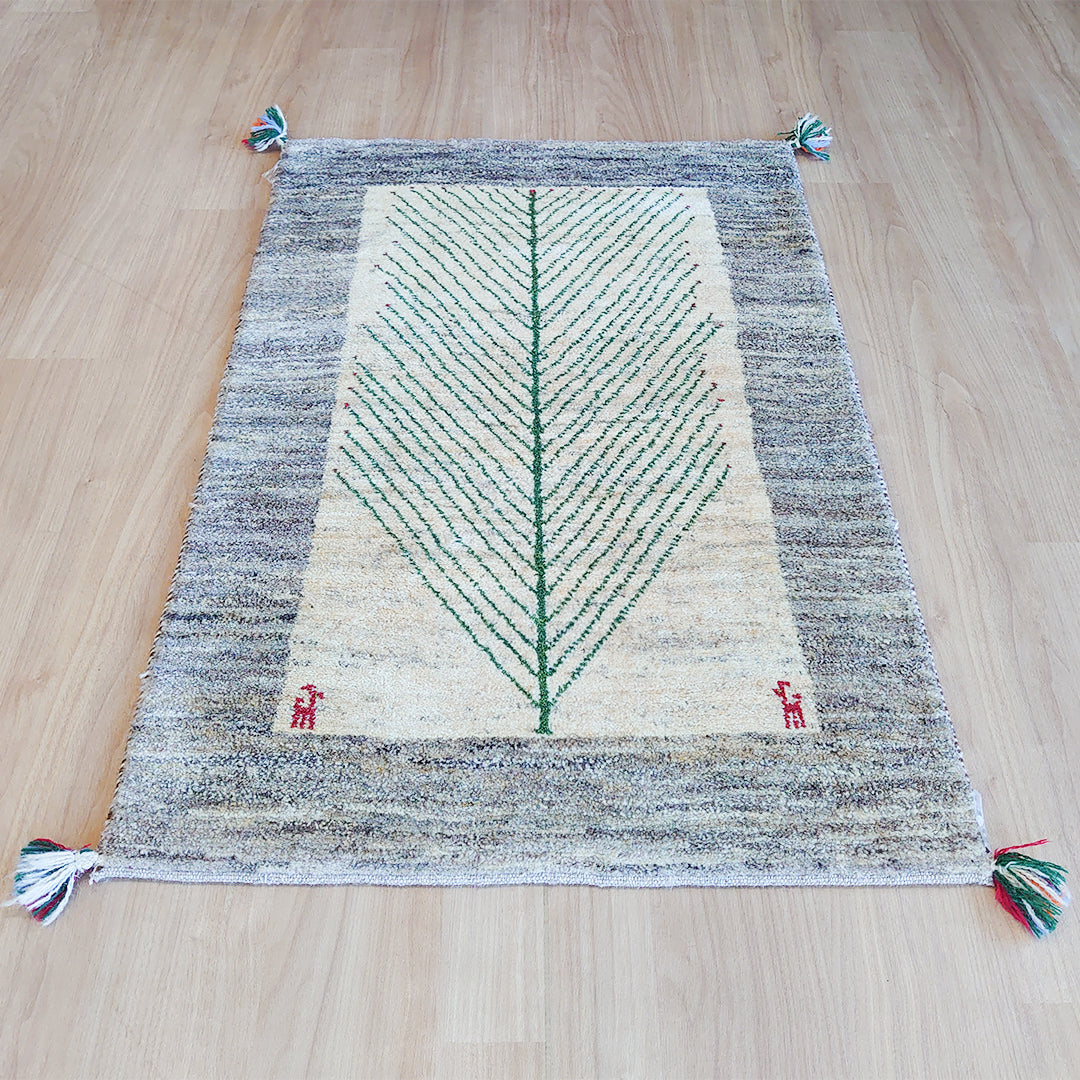 ギャッベ イラン産<br>玄関マットサイズ 125×80