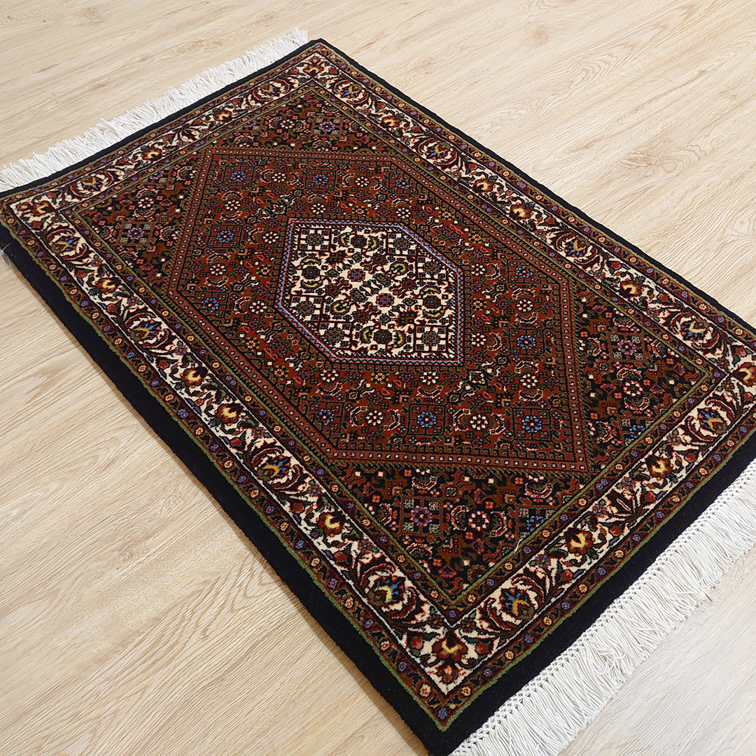 ペルシャ絨毯 イラン ビジャー産<br>玄関マットサイズ 90×60