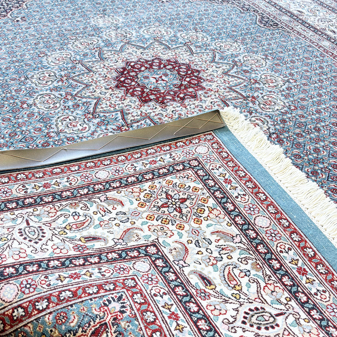 ペルシャ絨毯 イラン ムード産 ファラヒ工房製<br>リビングサイズ 197×160