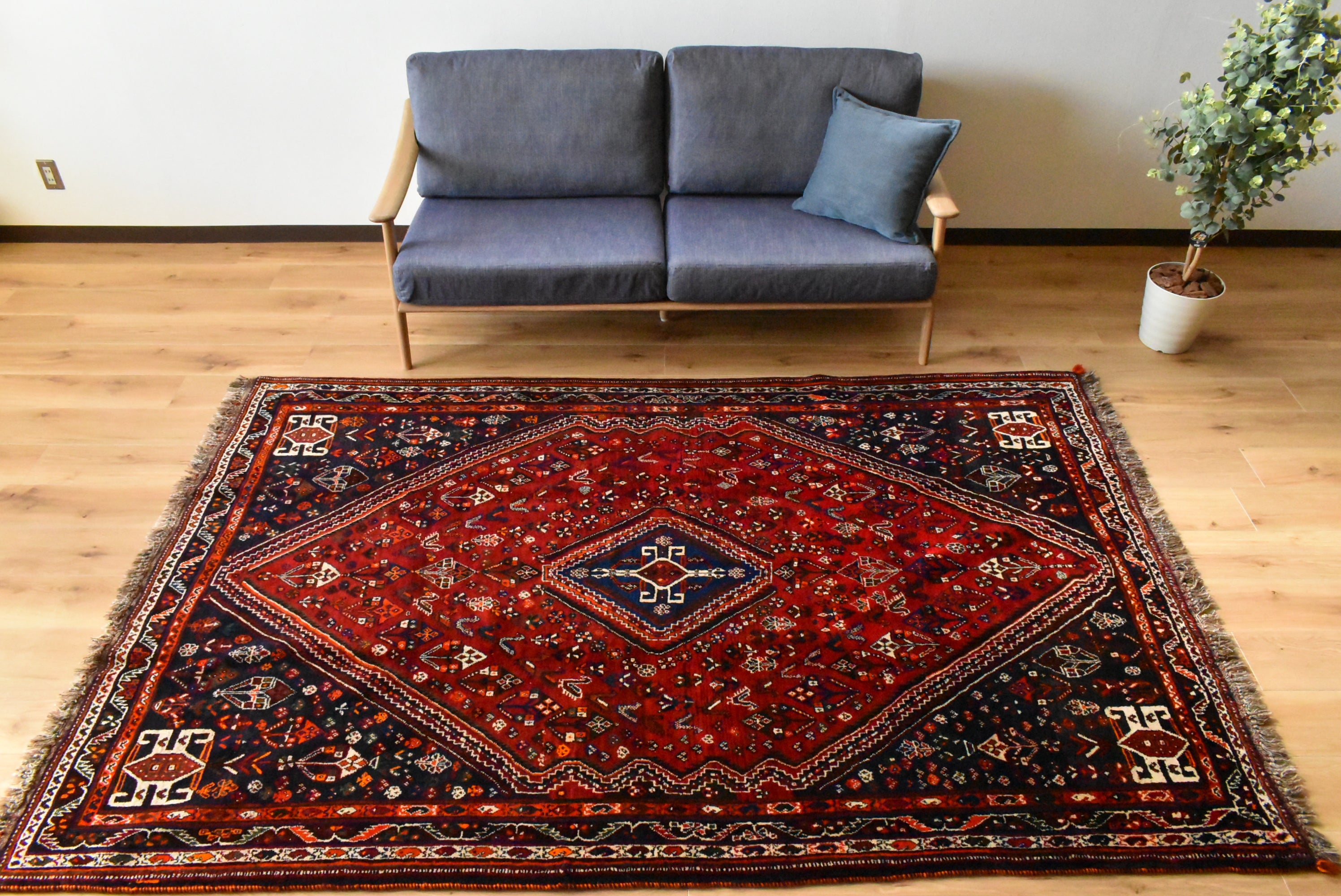 173×92 ヴィンテージラグ ペルシャ絨毯 安く 買う