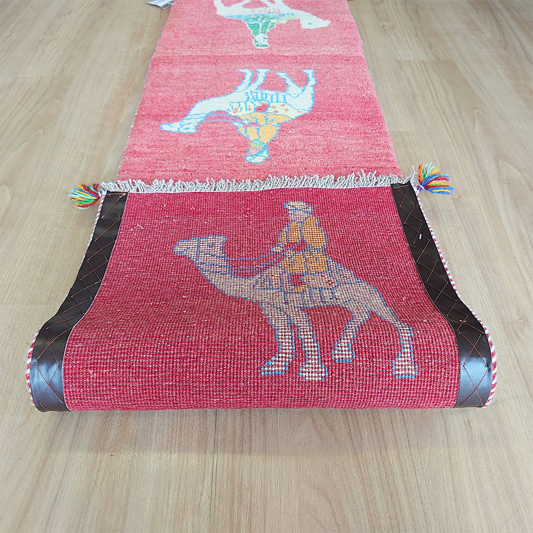ギャッベ　イラン産 <br>ロングサイズ 192×53