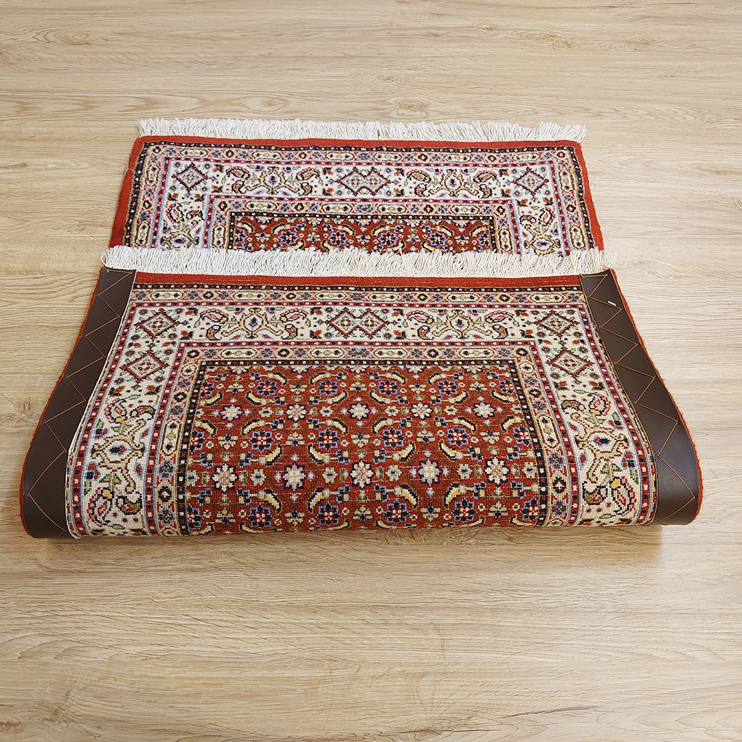 ペルシャ絨毯 イラン ムード産<br>玄関マットサイズ 90×60