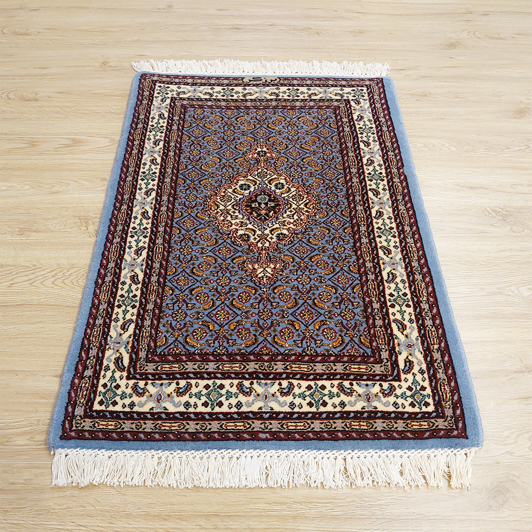 ペルシャ絨毯 イラン ムード産<br>玄関マットサイズ 88×60