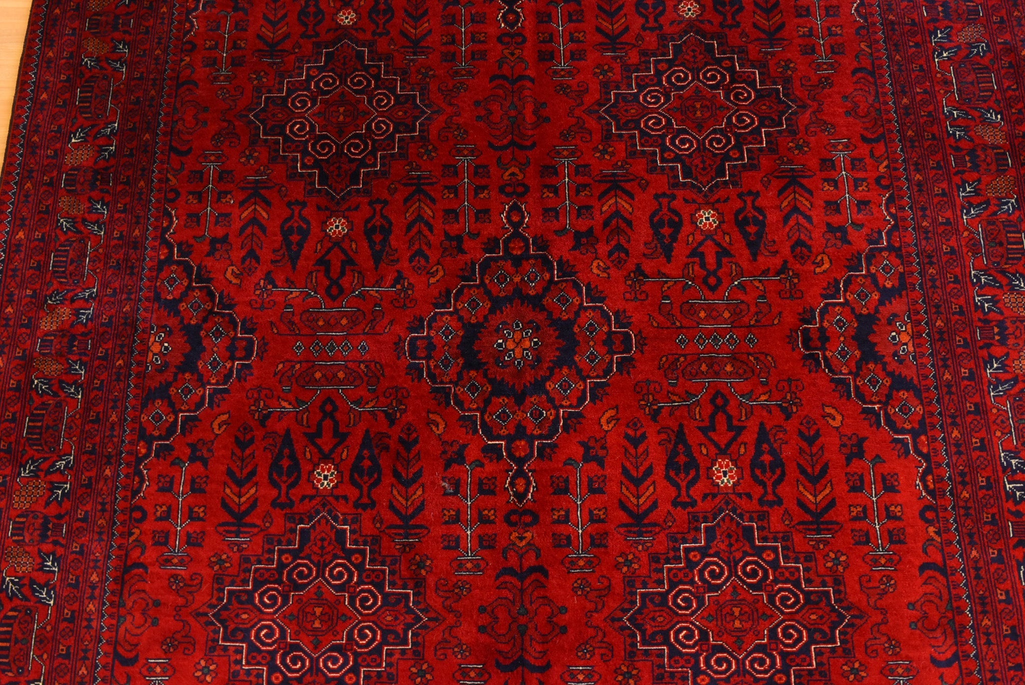 トライバルラグ イラン産 バルーチリビングサイズ 158×197